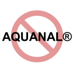 Logo zum Thema Aquanal® (durchgestrichener Schriftzug)
