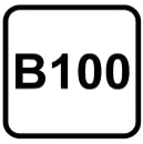 Biodiesel Piktogramm B100